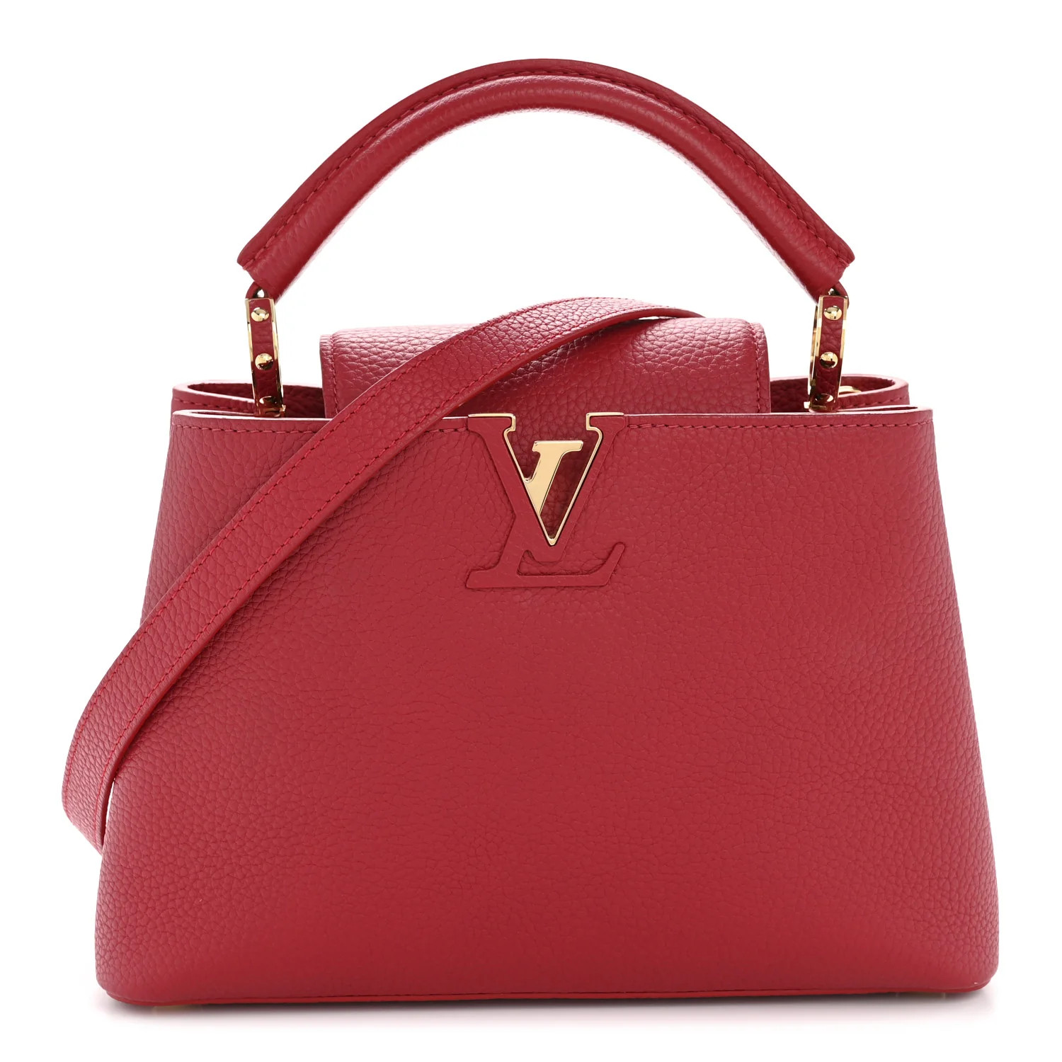 Taurillon Capucines BB Scarlet Red | FASHIONPHILE (US)