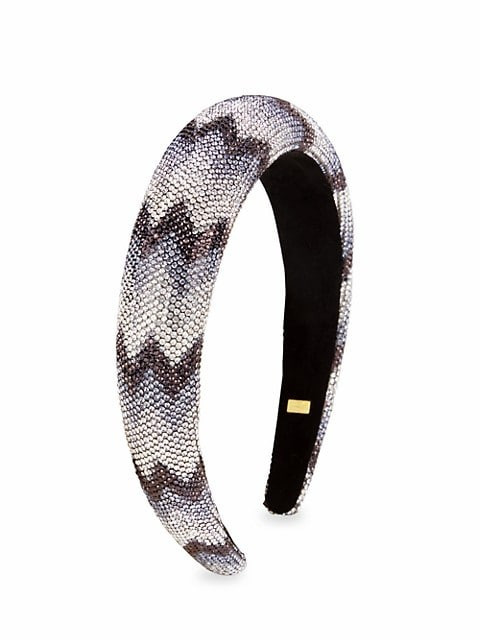 Crystalized Zig-Zag Headband | Saks Fifth Avenue