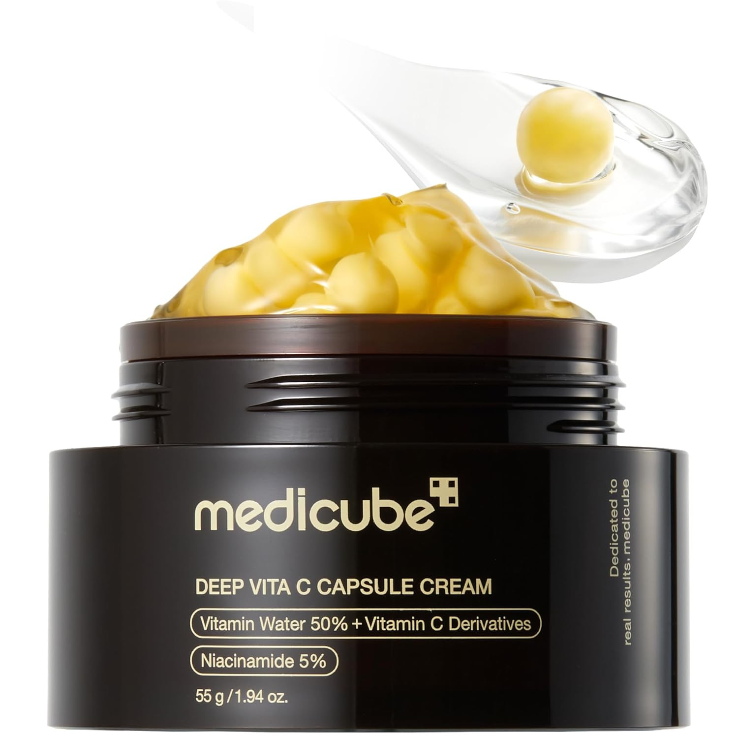 medicube Deep Vitamin C Golden Capsule Face Moisturizer - Liposome Capsules For Wrinkles, Skin Ra... | Amazon (US)