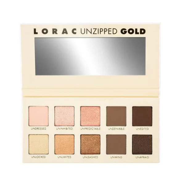 LORAC UNZIPPED™ GOLD Eye Shadow Palette | Camera Ready Cosmetics
