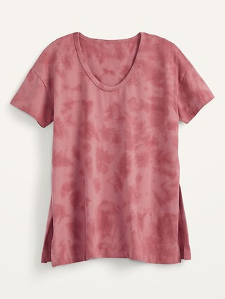 Maternity Easy Fly-Away Hem Nursing Tee | Old Navy (US)