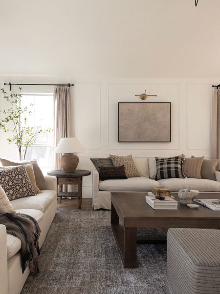 Living room inspo 

CODES:
Rugs direct: AMANDA15
McGee and co: AMANDA_10

Organic home, transitional design, home decor, home design inspo, neutral home, Amber interiors, mcgee and co, rug, coffee table, lamp, end table, art, drapes, curtains

#LTKhome #LTKFind #LTKunder50