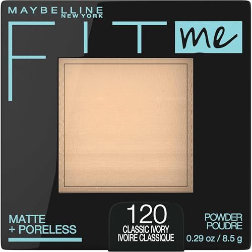 Maybelline Fit Me Matte + Poreless Pressed Face Powder Makeup & Setting Powder, Classic Ivory, 1 Count | Amazon (US)