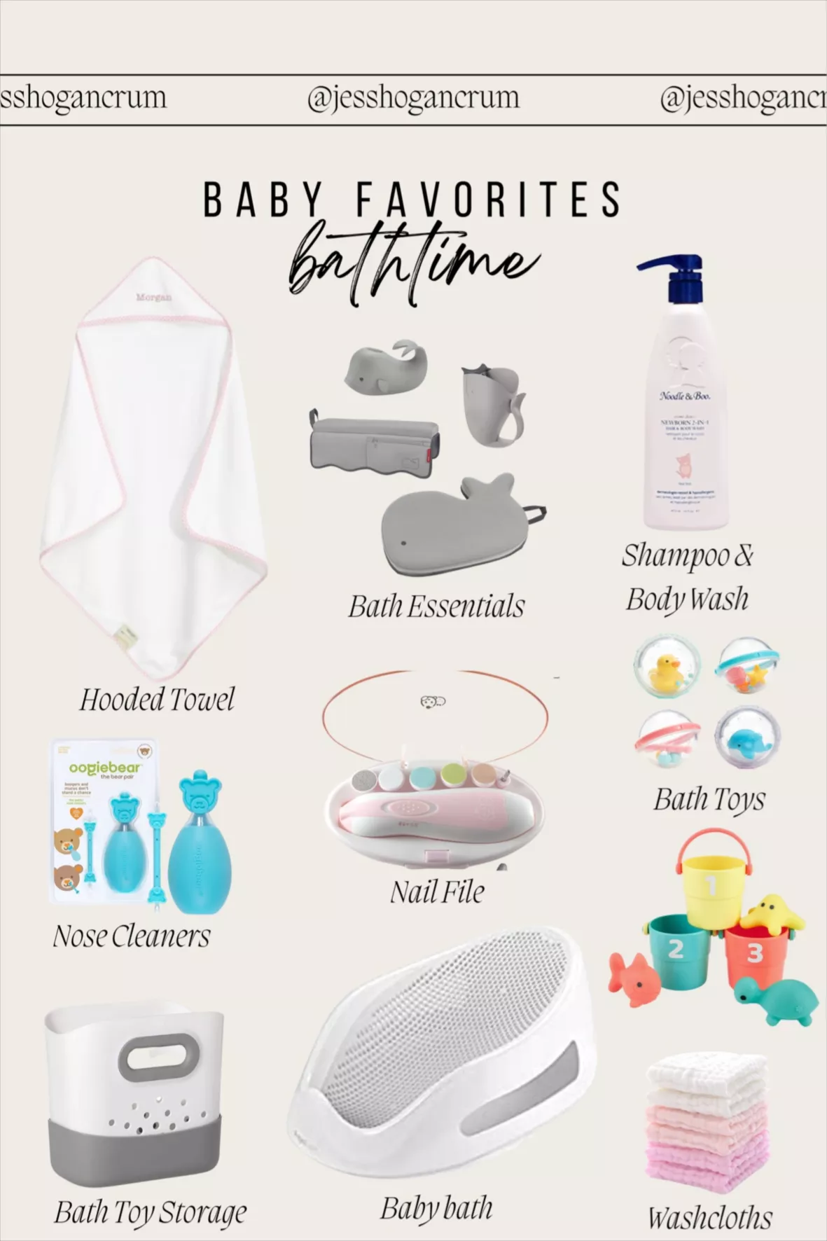 Baby Bath Essentials 