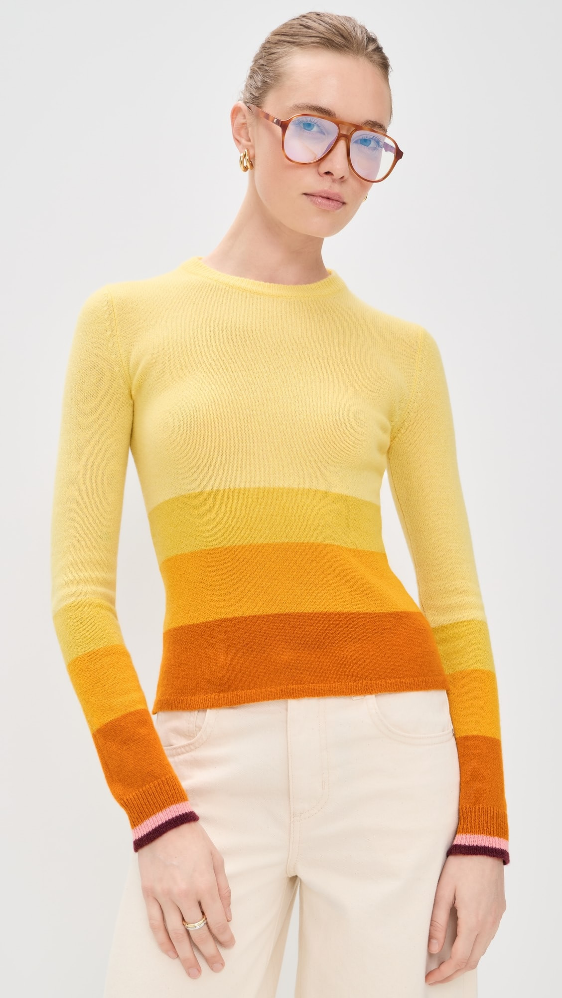 Tones Cashmere Crew Neck Sweater | Shopbop