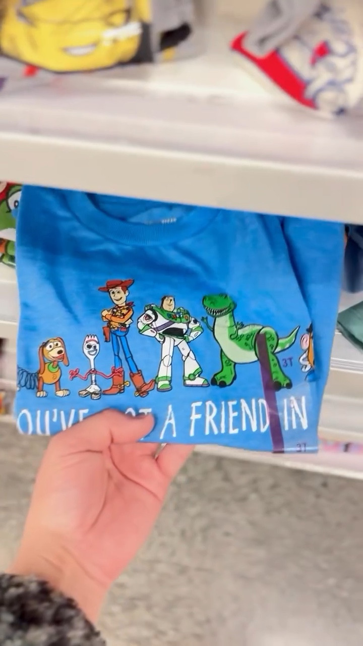 Toy Story toddler tees your little one absolutely needs!! So cute 😍 Comment TOY STORY for 🔗!! 

Toy Story, toddler fashion, you got a friend in me, kid style, boy mom, girl mom, woody, Jesse, buzz, toddlerstyle