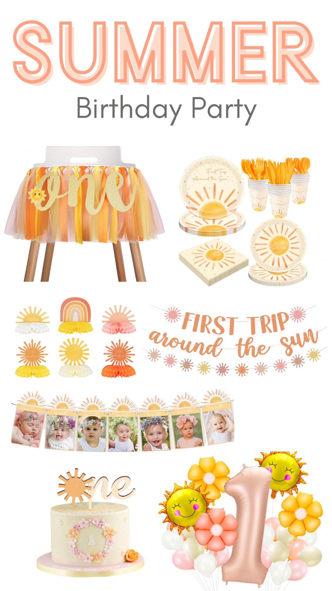 Summer first birthday party theme! ☀️ 

#LTKBaby #LTKSeasonal #LTKParties
