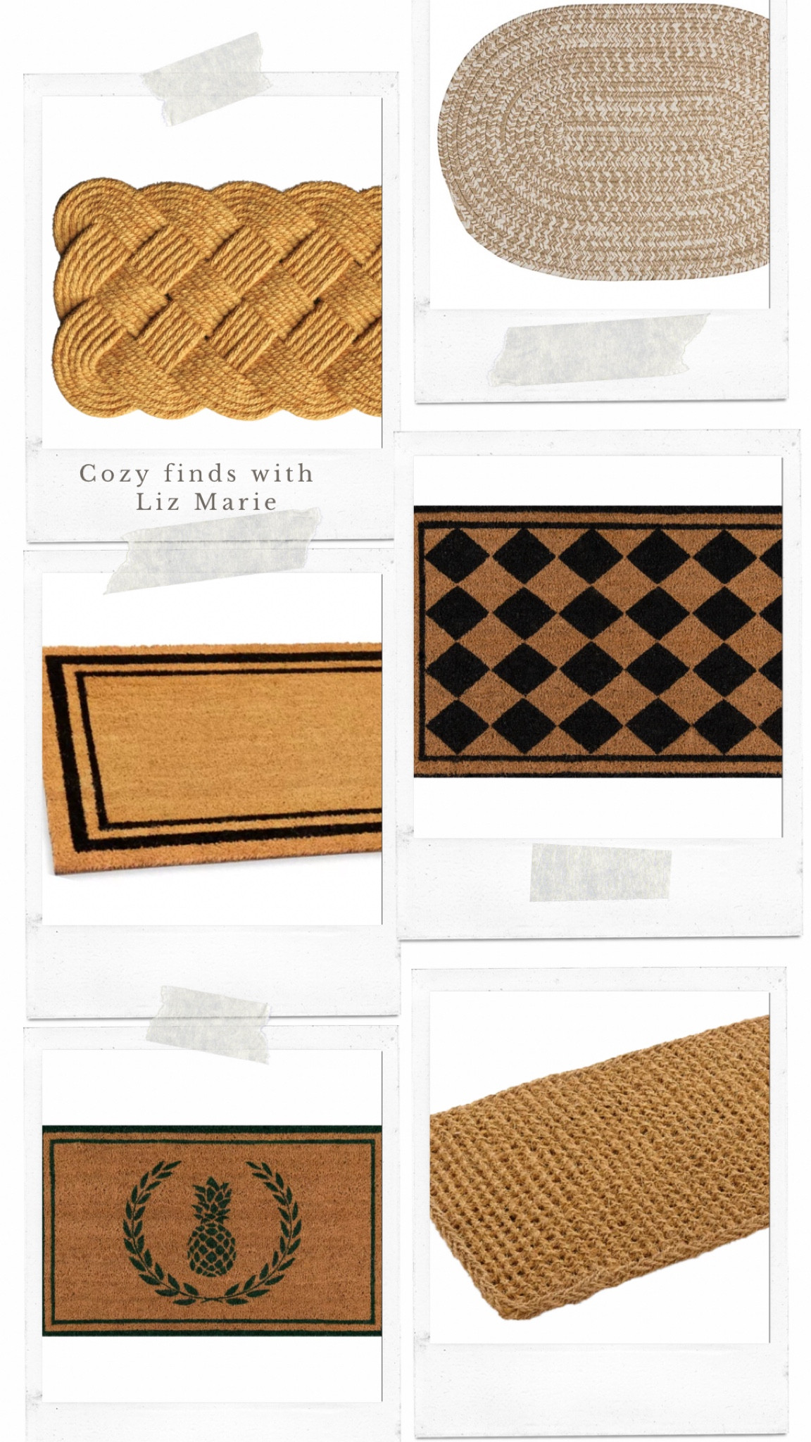 Cozy cottage Outdoor door mats from wayfaie 

#LTKSeasonal #LTKhome #LTKsalealert