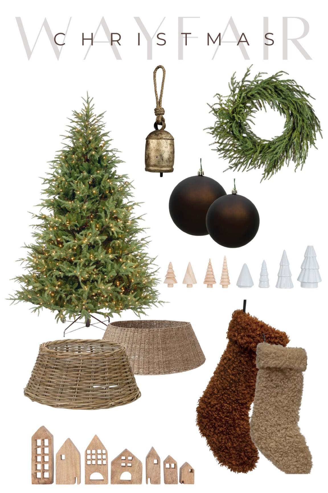 Bringing all the cozy, organic modern vibes to our holiday decor this year with my favorite finds from @wayfair! 🌲 

This is hands down my favorite tree—I love it so much, I bought two! Paired with earthy tones like woven tree collars, textured stockings, and minimalist wooden houses, it’s the perfect blend of warmth and simplicity. Oh, and did I mention everything here is on sale?!

 #wayfair #wayfairpartner #AD #HolidayGiftGuide

#LTKsale #LTKcanada #LTKstyletip