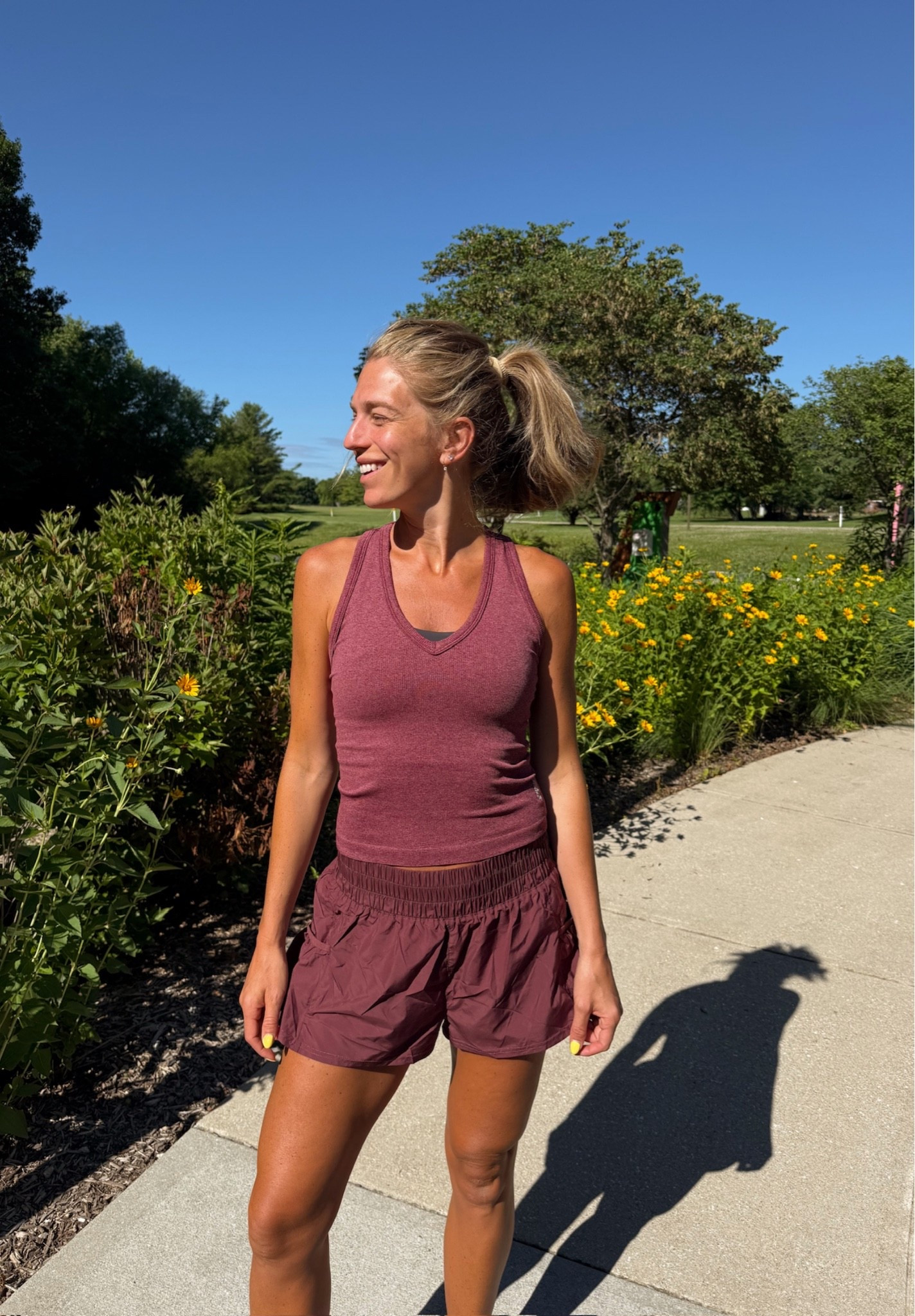 One of my favorite FP Movement color combos lately 🤎 Wearing a medium in both pieces! @FPmovement #FPMovementPartner

#LTKootd #LTKActive #LTKdayinmylife