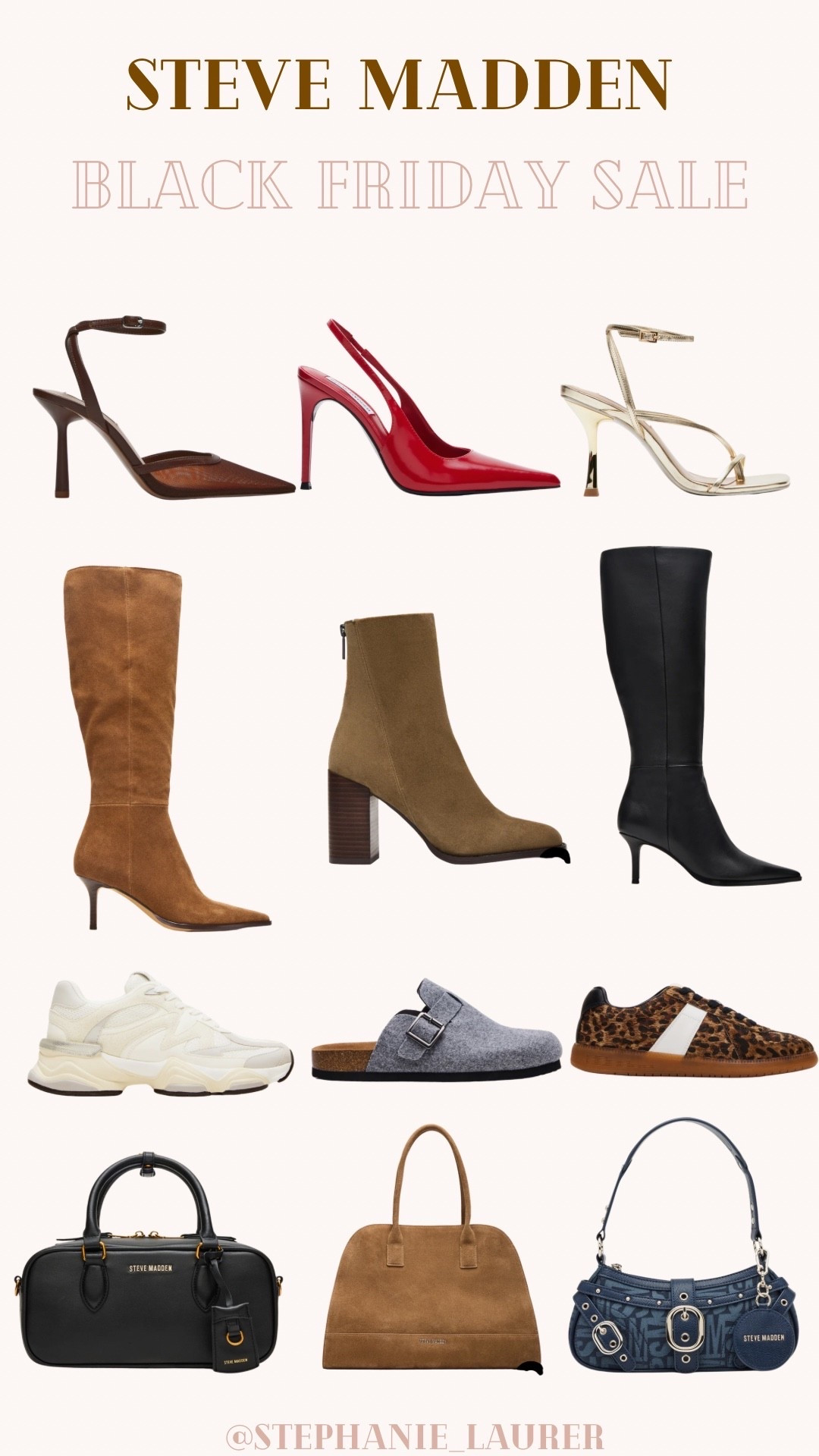 Steve Madden 
Black Friday Preview Sale! 
Up to 40% off. 
Use code: EARLY#LTKShoeCrush

#LTKHoliday #LTKSaleAlert