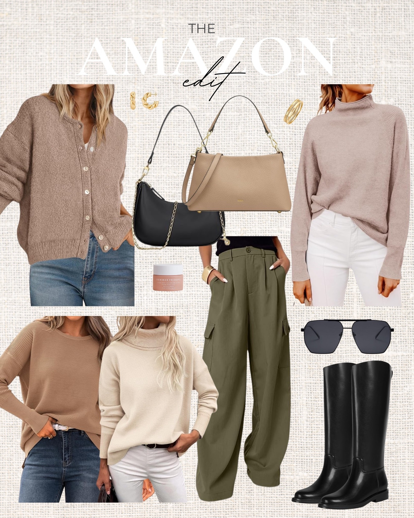 Update your wardrobe with new pieces that make everyday outfits easy and cute.
knit cardigan, cute shoulder bag, knee high boots, summer fridays gel cream, layering pieces, fall look, casual style, trendy outfits, wardrobe essentials, everyday wear, favorite finds, amazon style, affordable look

#LTKU #LTKFindsUnder50 #LTKSeasonal