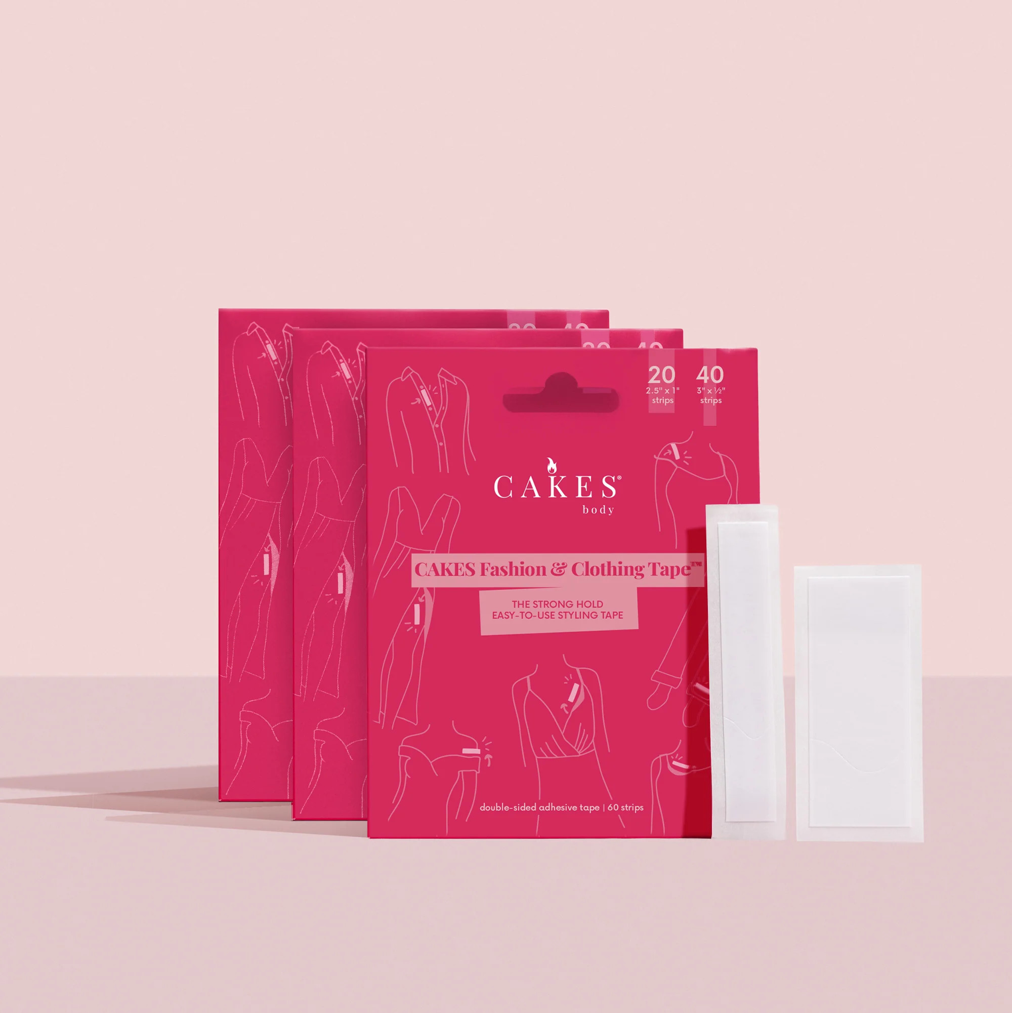 CAKES Fashion & Clothing Tape™ 3-Pack | CAKES Body