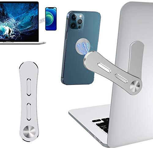 Cellphone Mount for Laptop,Adjustable Magnetic Laptop Phone Holder,Foldable Lap Screen Side Phone... | Amazon (US)