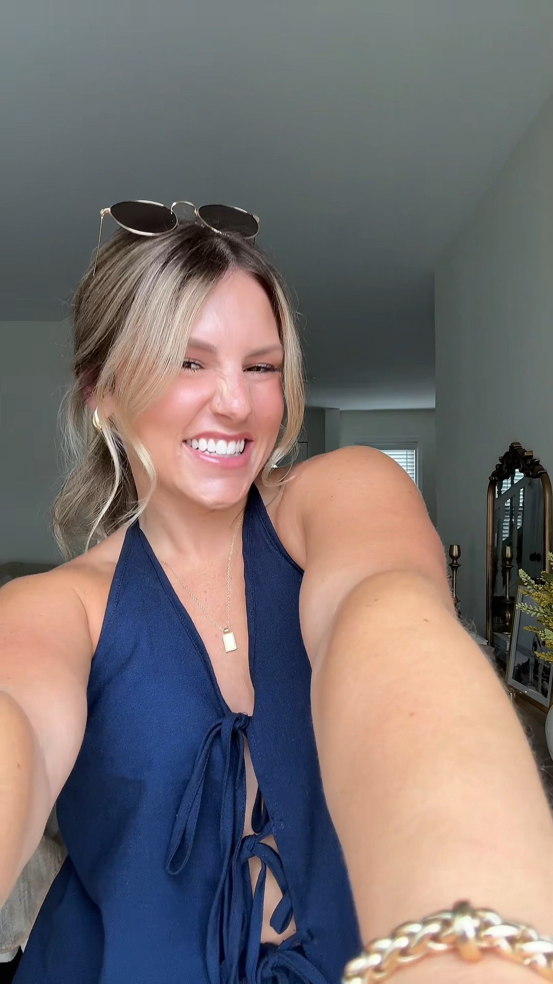 loving this 2 piece set for summer days💙 

two piece set | matching set | summer outfit | summer fashion | cute set