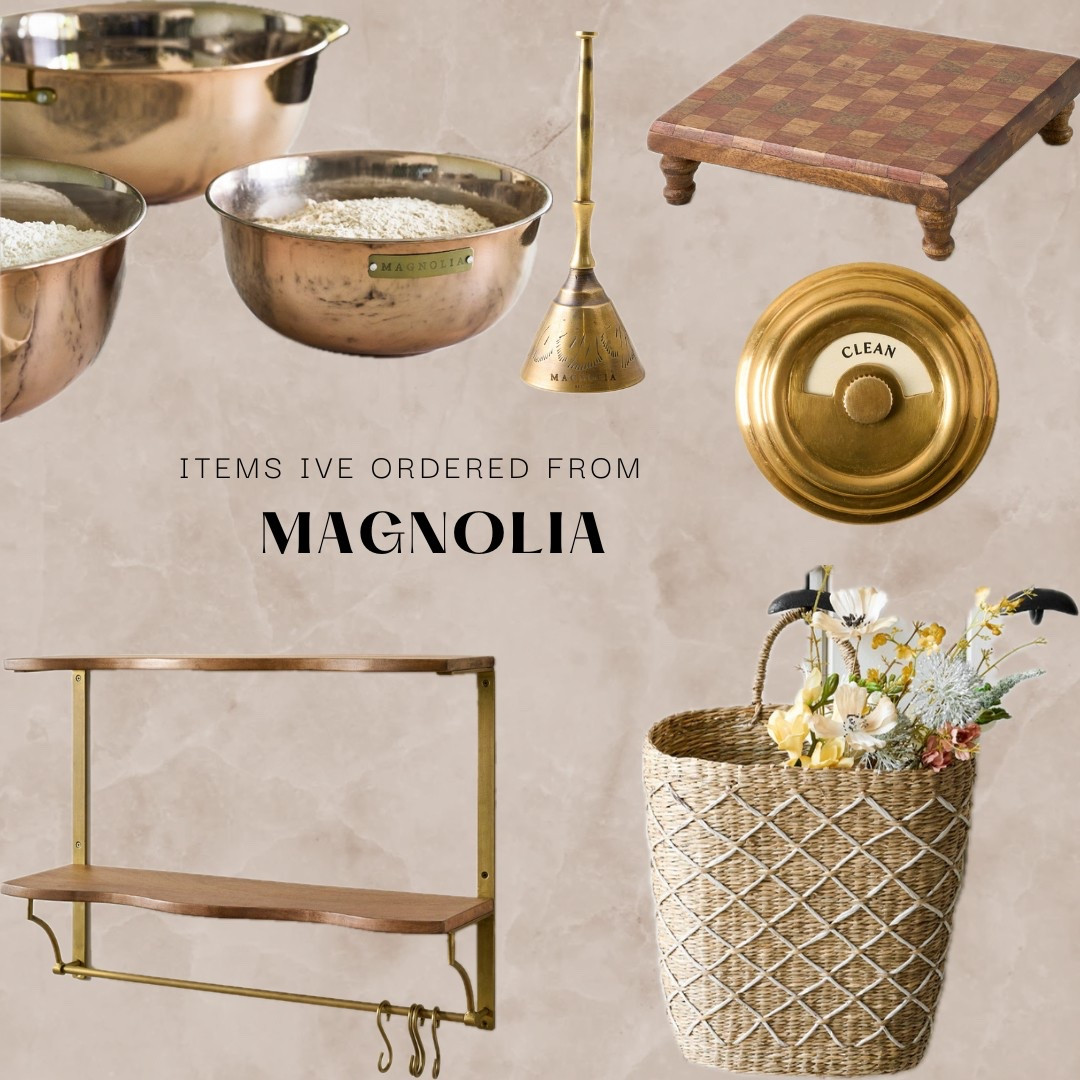 I can’t wait to receive these items!4)3 copper mixing bowls are on pre-order so I will have that in a few weeks! 

#magnolia

#LTKFindsUnder100 #LTKHome #LTKSpringSale