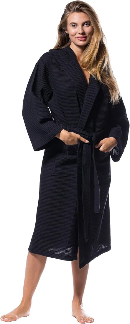 Turquaz Robes For Women Lightweight Unisex Waffle Kimono Bathrobe For Women & Men - Soft & Quick ... | Amazon (US)