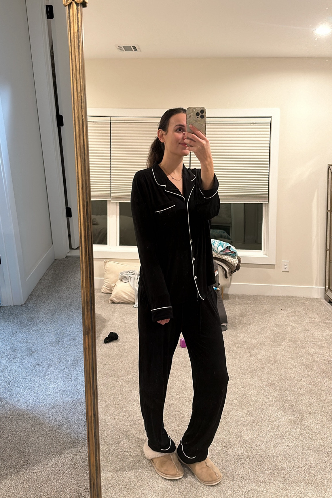 Cozy earth Pjs feel like butter, 100% worth the splurgee