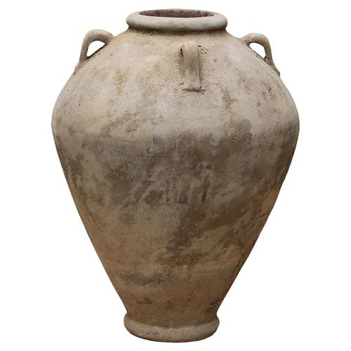 Behitha French Country Brown Terracotta Decorative Jar - Large | Kathy Kuo Home