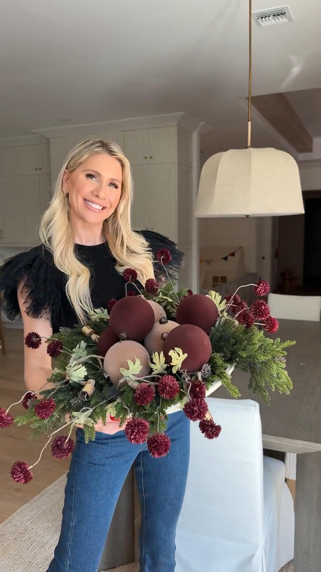 Easy holiday centerpiece! 

Christmas decor | holiday decorating | table centerpiece | dining room 

#LTKHoliday #LTKFindsUnder50 #LTKHome