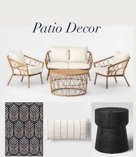 Patio decor, outdoor furniture, patio furniture 

#LTKStyleTip #LTKHome #LTKSeasonal