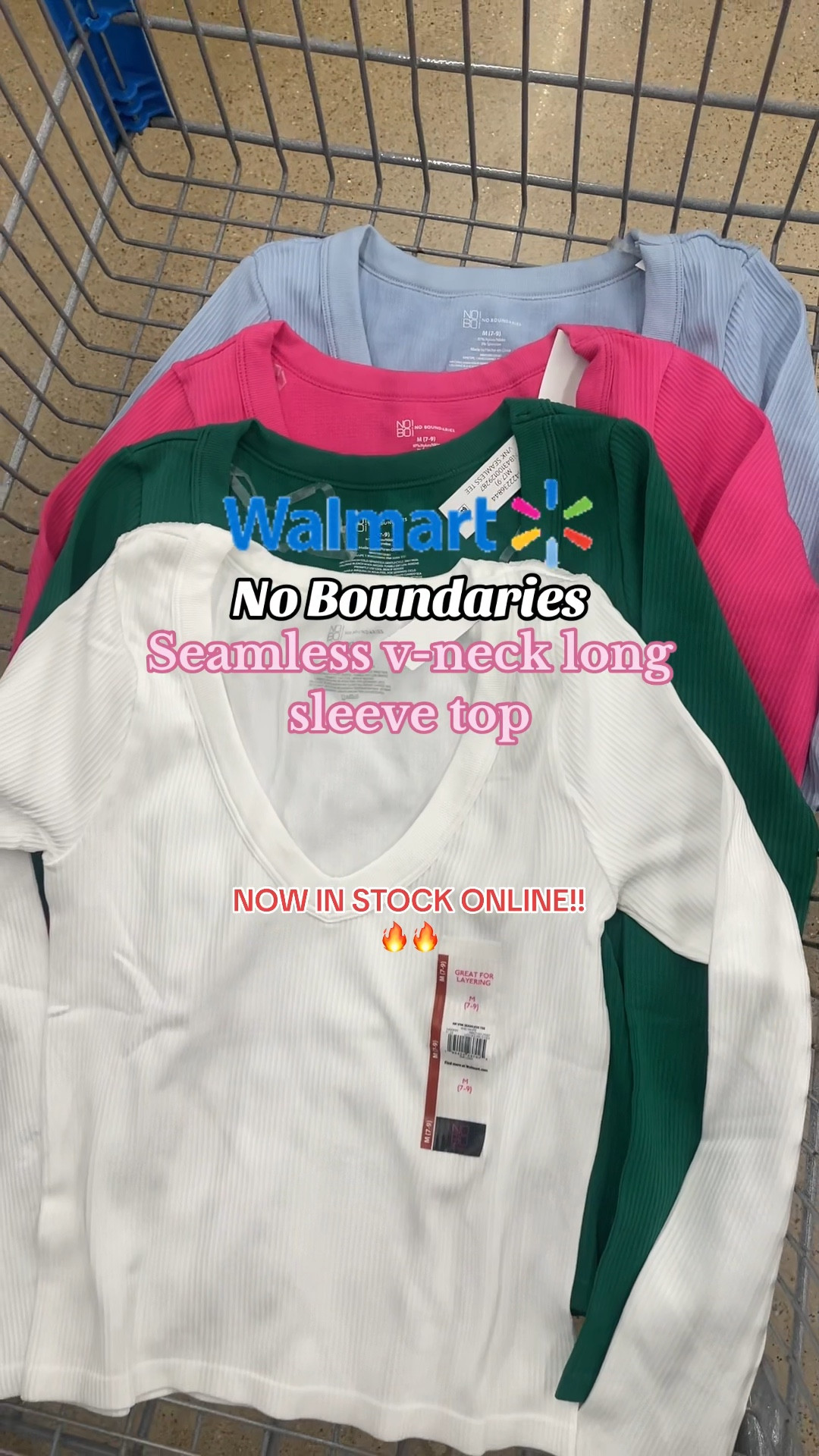 Walmart No Boundairies long sleeve seamless v-neck tops 

#LTKSeasonal #LTKGiftGuide #LTKstyletip