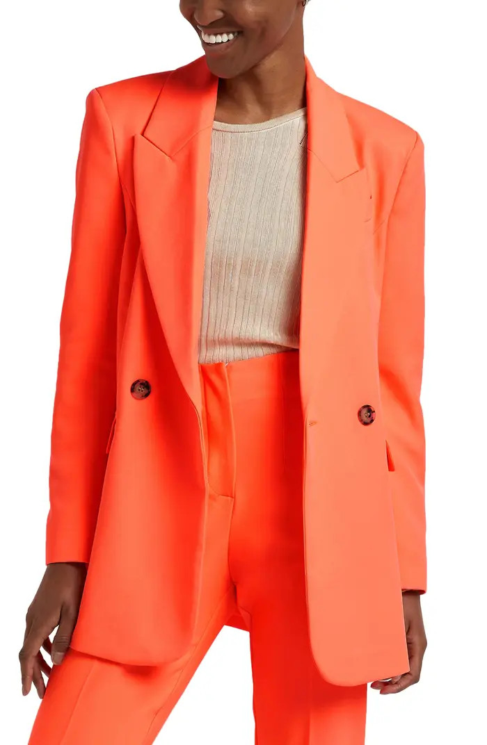 Structured Double Breasted Blazer | Nordstrom