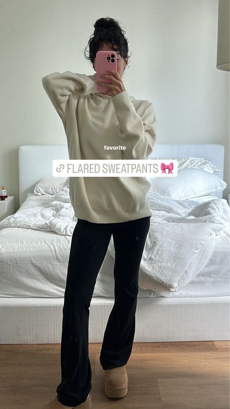 Favorite flared sweatpants on sale! Mine have lasted me years, linking lots of options for the waist! 