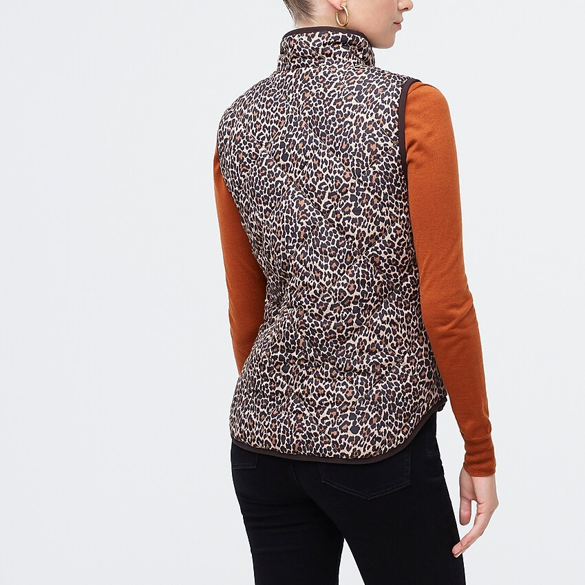 Printed puffer vest | J.Crew Factory