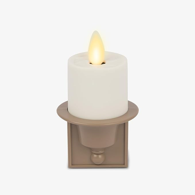 Luminara Flameless Candle Nightlight Patented Flickering Real-Flame Effect Plugs into Outlet - Du... | Amazon (US)