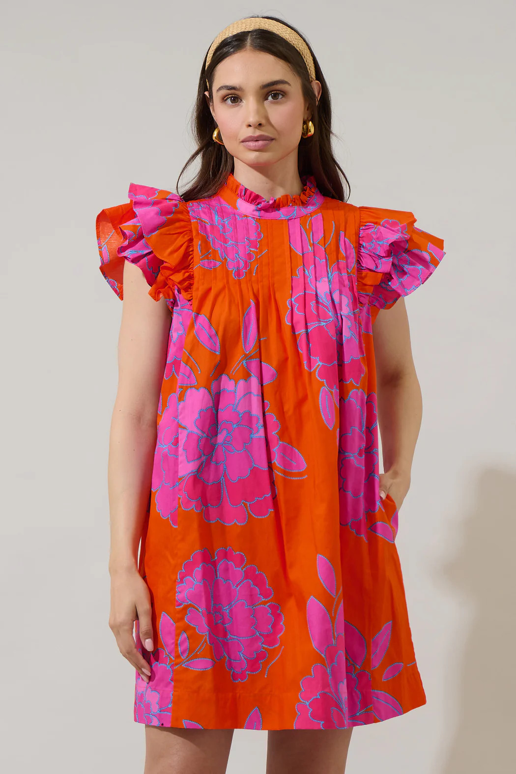 Nalani Floral Lovel Shift Mini Dress | Sugarlips