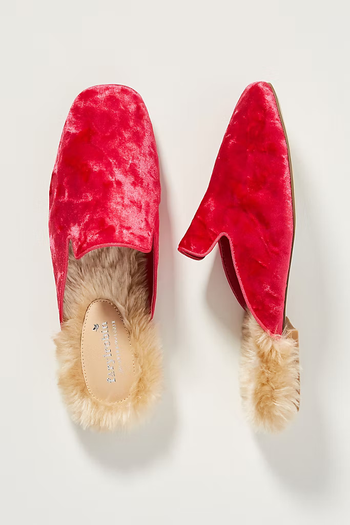 Farylrobin Ronda Velvet Slippers | Anthropologie (US)