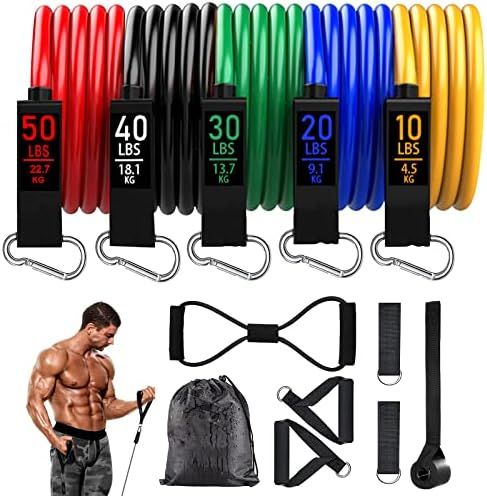 Resistance Bands, Resistance Band Set, Workout Bands, Exercise Bands for Men and Women, Exercise ... | Amazon (US)