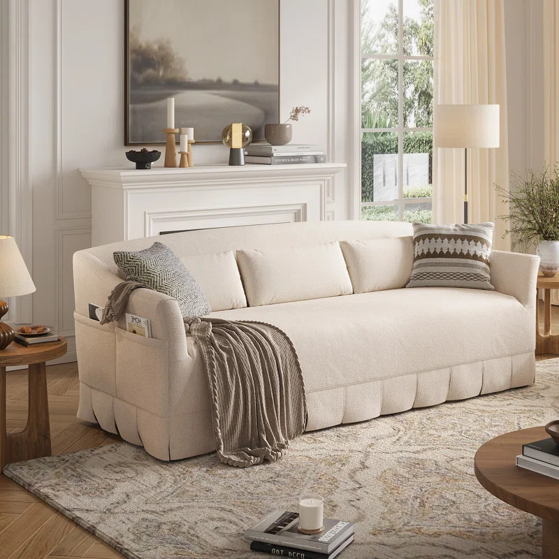 82" Upholstered Slipcovered Sofa | Wayfair North America