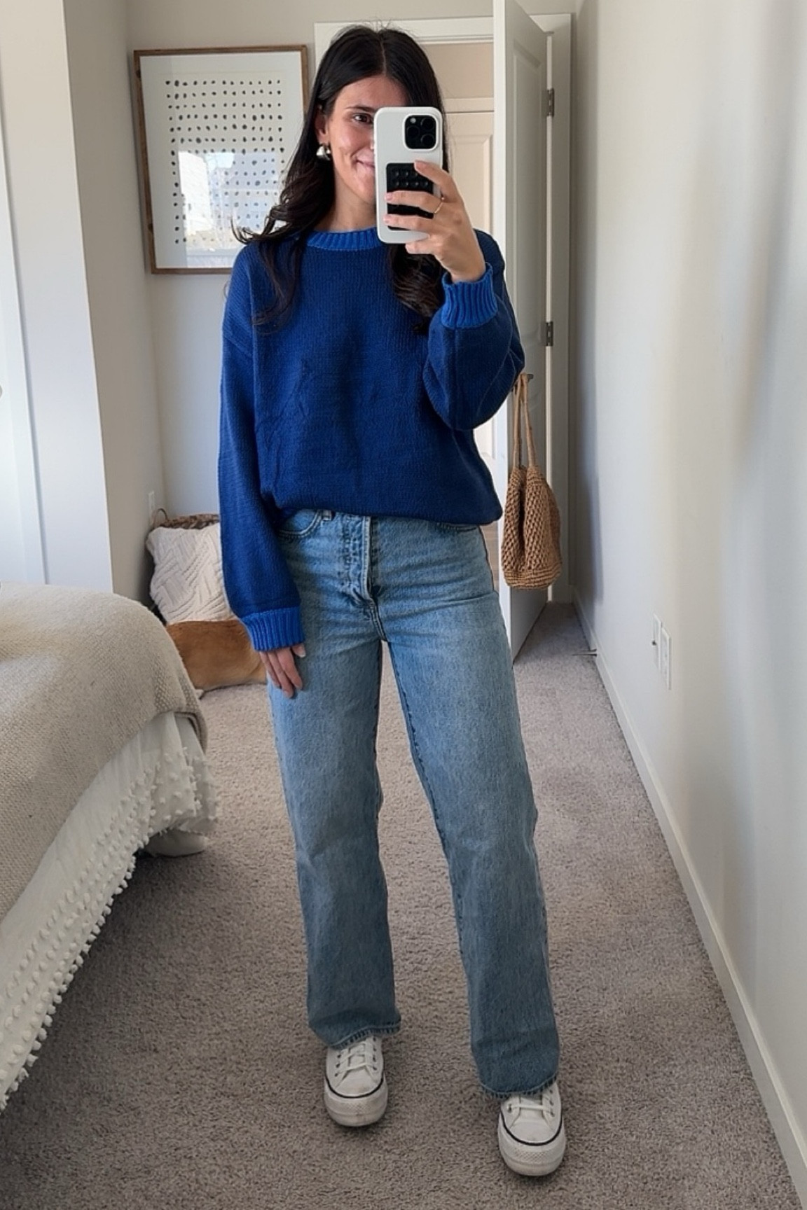 The perfect Amazon sweater 🫶🏻 wearing a size small! 

#LTKfindsunder50 #LTKworkwear #LTKSeasonal