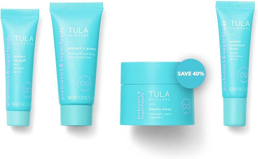 TULA Skin Care Your Best Skin at Every Age Level 2 Firming & Smoothing Discovery Kit | Wrinkle Tr... | Amazon (US)