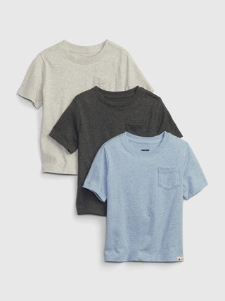 Toddler 100% Organic Cotton Mix and Match T-Shirt (3-Pack) | Gap (US)