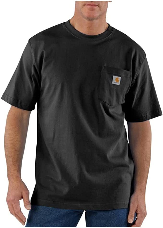 Carhartt Men's Loose Fit Heavyweight Short-Sleeve Pocket T-Shirt | Amazon (US)