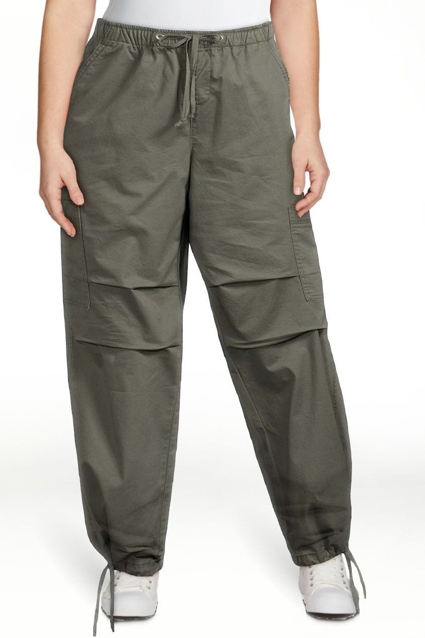 No Boundaries Juniors Twill Parachute Pants, 30" Inseam, Sizes XS-3XL | Walmart (US)
