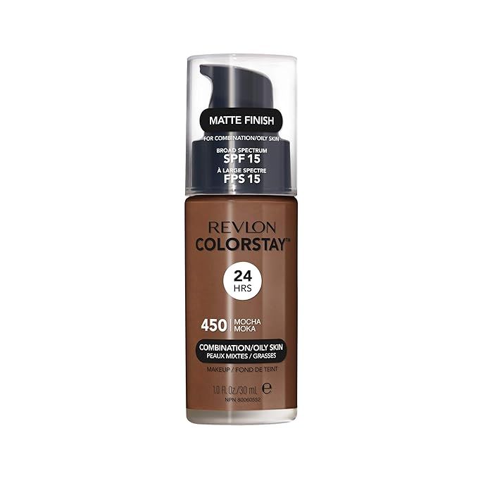 Revlon ColorStay Liquid Foundation Makeup for Combination/Oily Skin SPF 15, Longwear Medium-Full ... | Amazon (US)