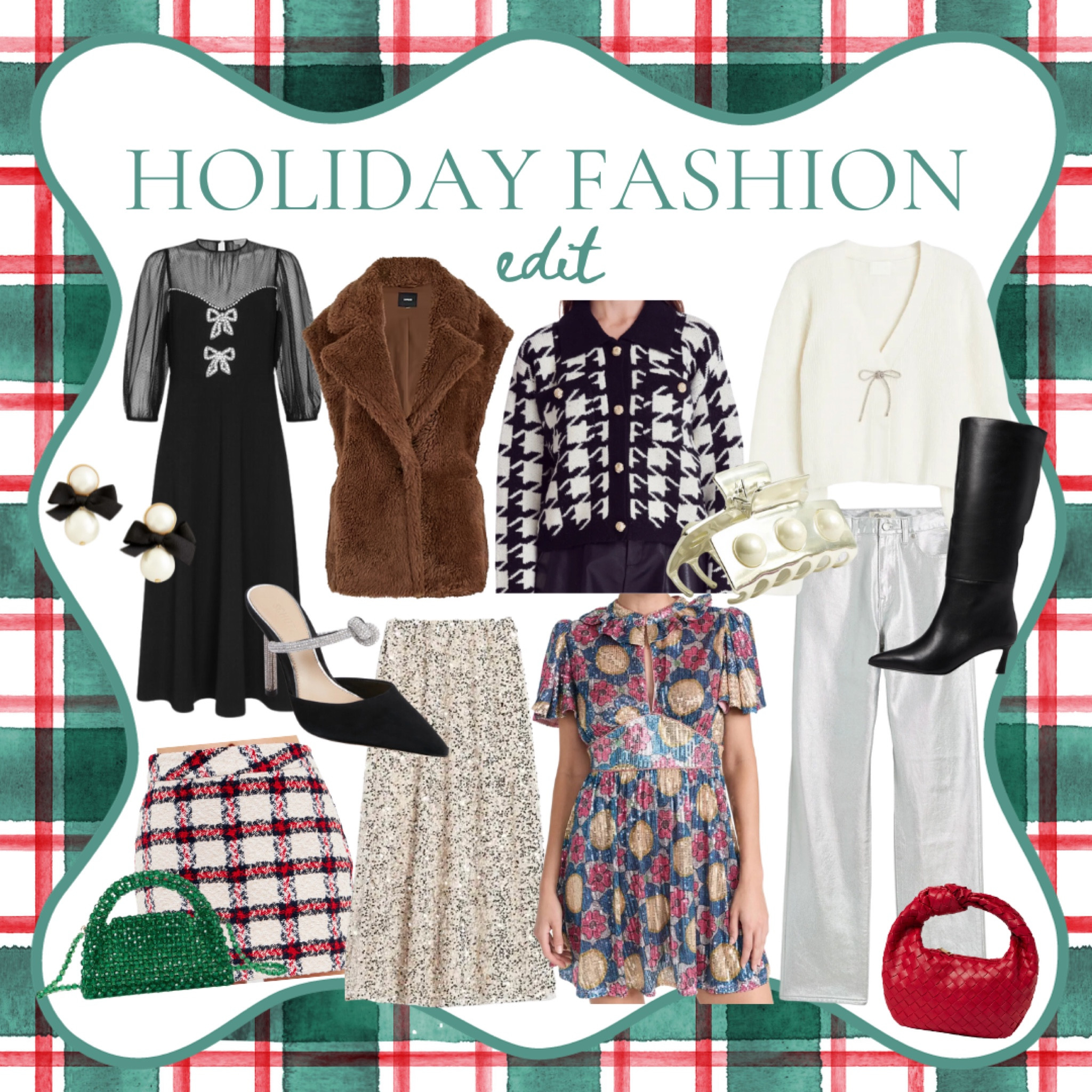 Bring all the knit sweaters and sequins! 😍 it’s the best time of the year! 

Holiday fashion, sparkly dress, sparkly outfit, bow dress, tall boot, plaid skirt, holiday outfit, party dress 

#LTKHoliday #LTKshoecrush #LTKSeasonal
