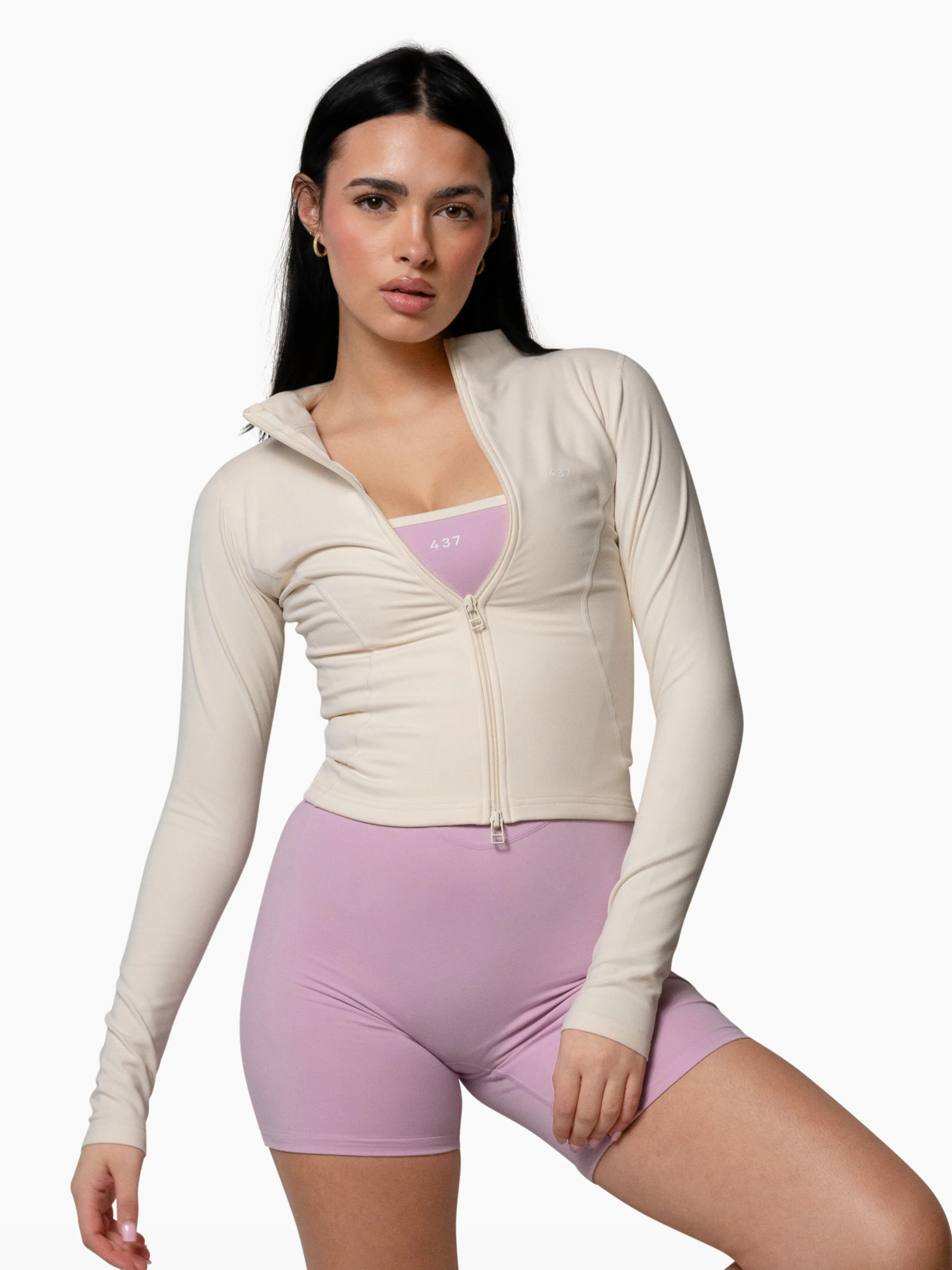 The Curve Jacket / Crème | 437
