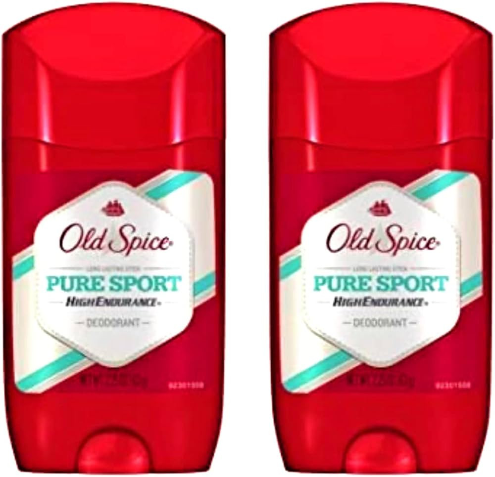 Old Spice Pure Sport Solid Deodorant, 2.25oz (Pack of 2) | Amazon (US)