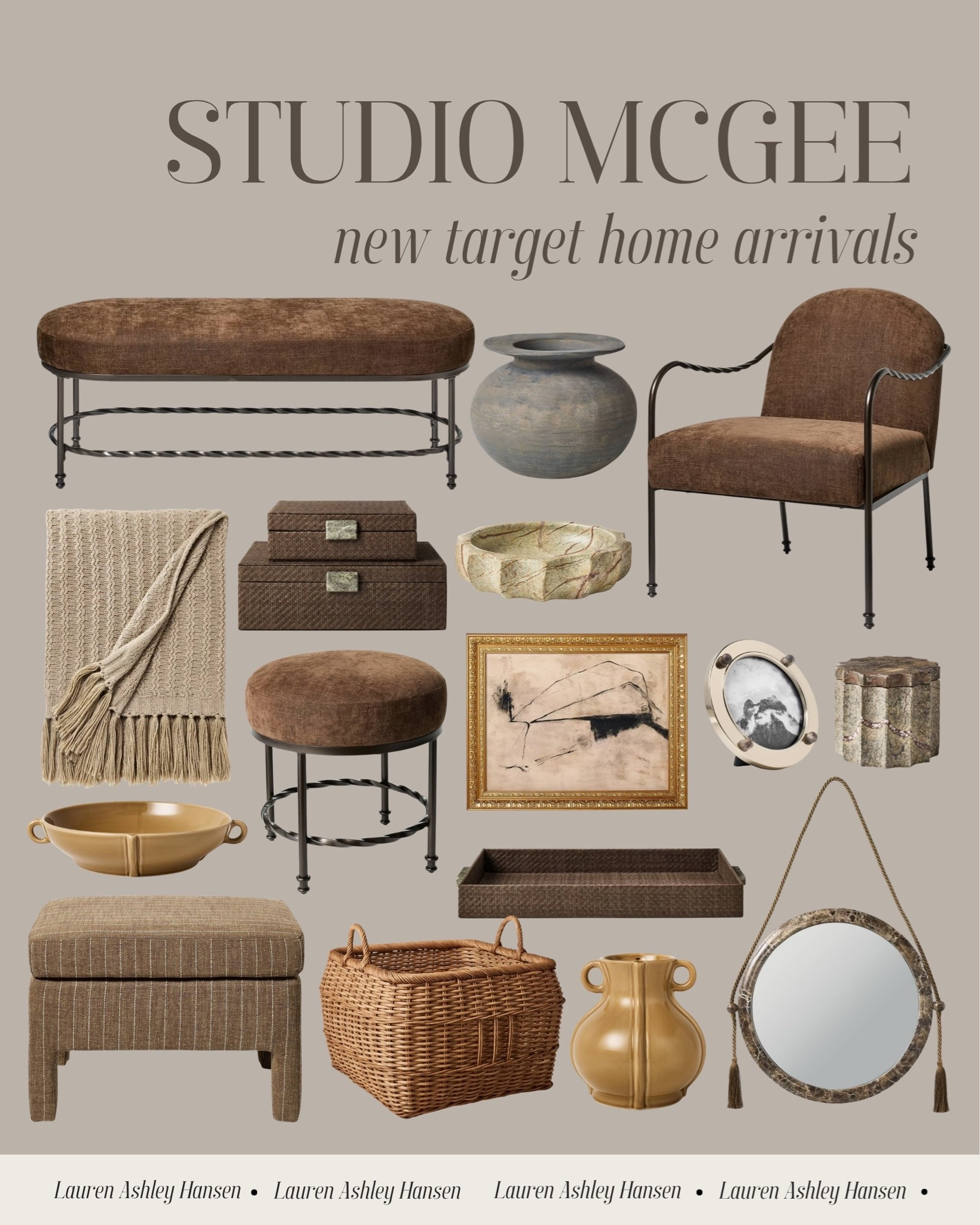 The newest studio McGee x Target collection drops this Sunday! Organic textures, warm tones, and earthy favorites for a modern transitional space.

#LTKHome