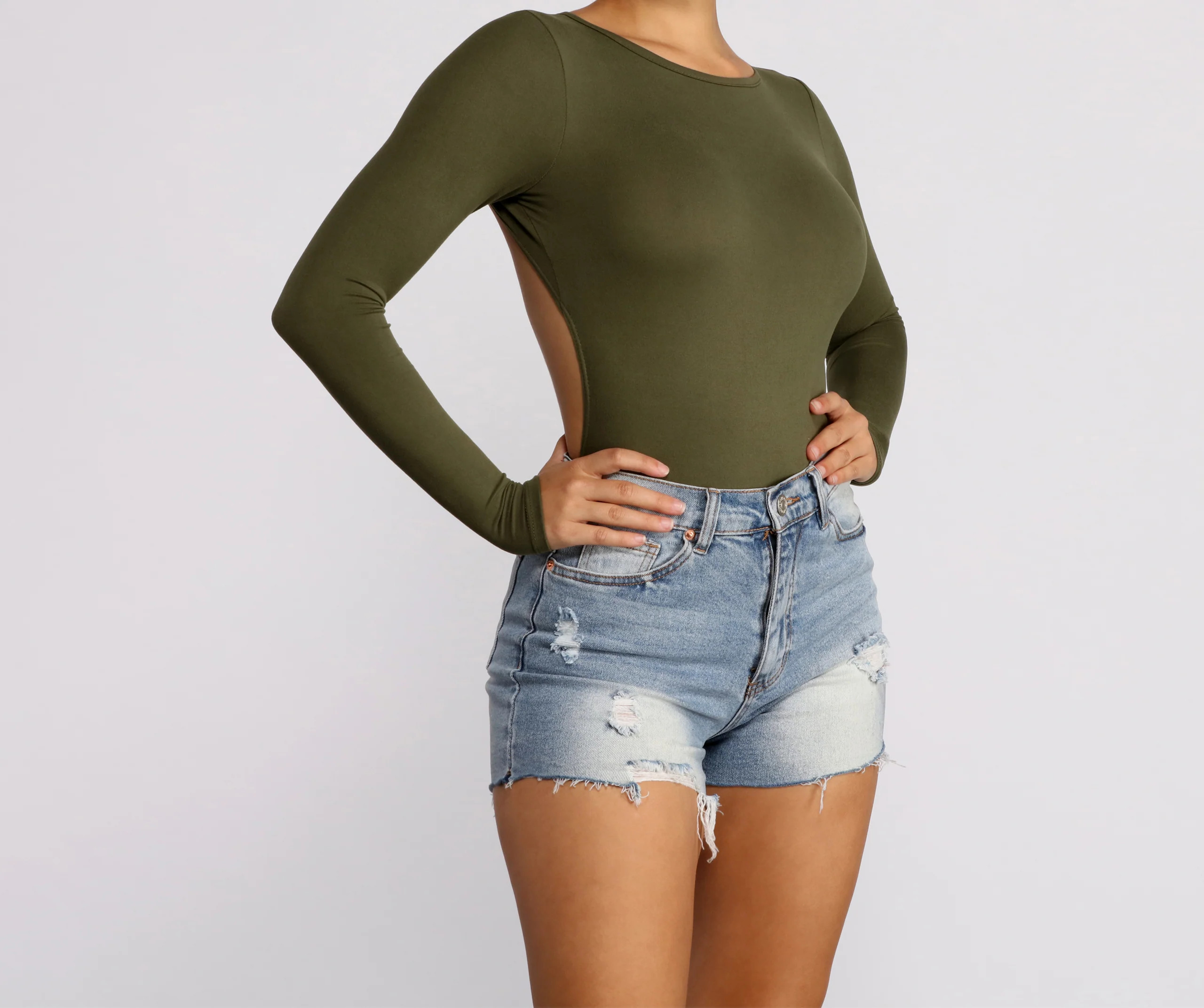 Never Basic Open Back Bodysuit | Windsor Stores