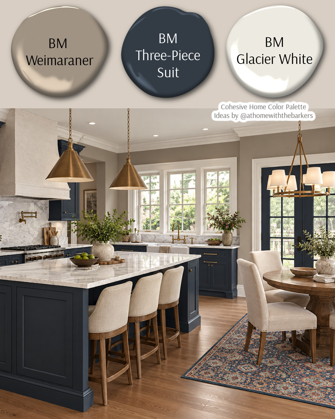 Kitchen and dining paint color and design mood boared