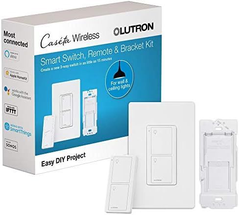 Lutron Caseta Switch & Remote-Wireless Control | 3-Way Switch | Compatible with Alexa, Apple Home... | Amazon (US)