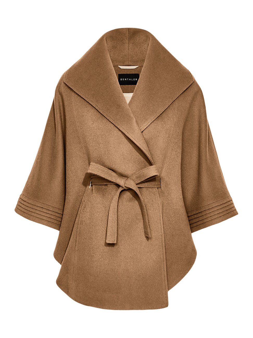 Women's Baby Alpaca-Wool Long Coat - Dark Camel | Saks Fifth Avenue