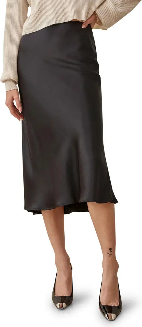 Pratt Silk Midi Skirt | Nordstrom
