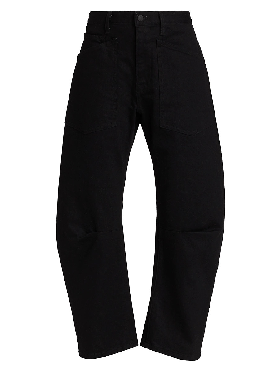 Women's Shon Barrel Jeans - Black - Size 26 | Saks Fifth Avenue